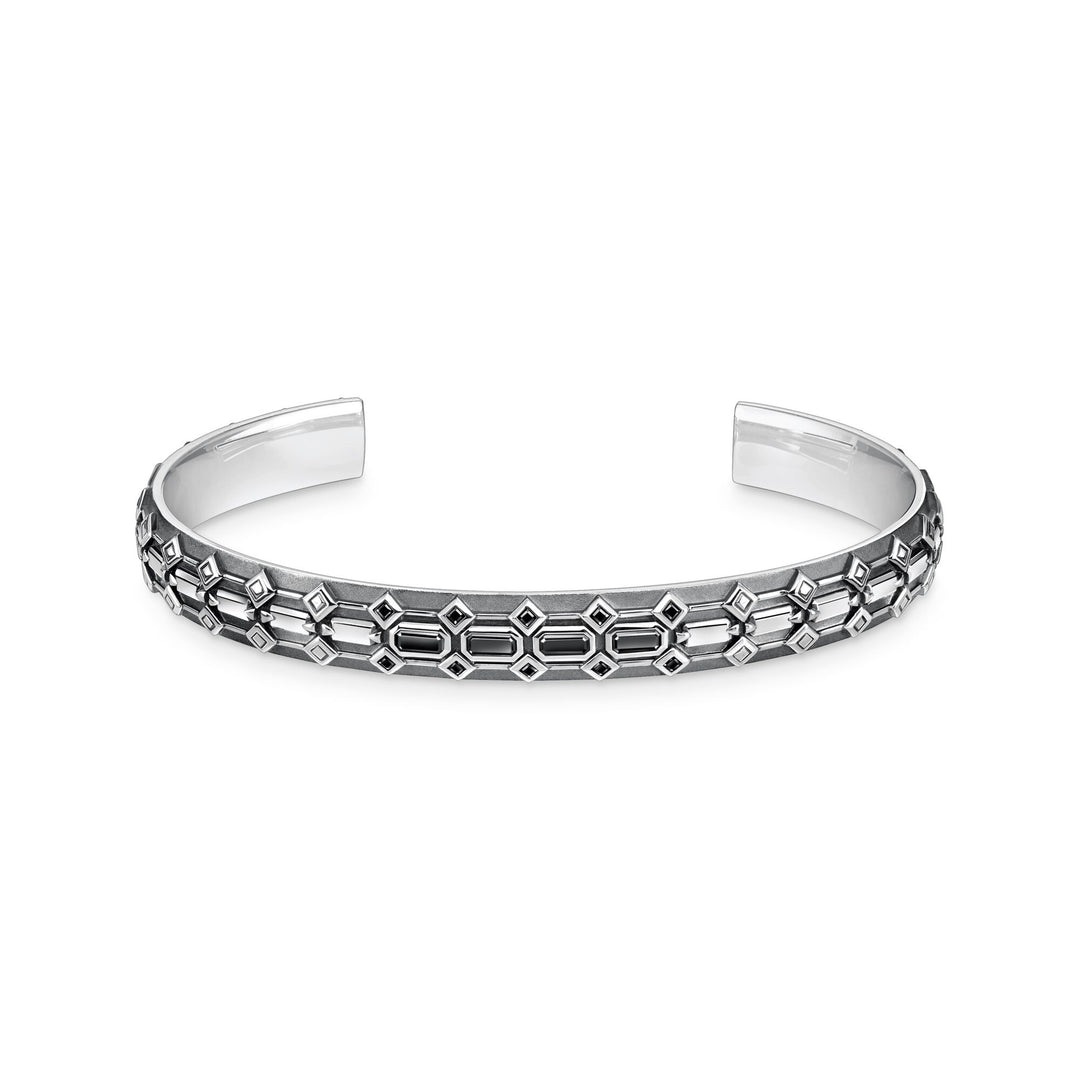 Bangle crocodile shell with stones silver blackened | THOMAS SABO Australia
