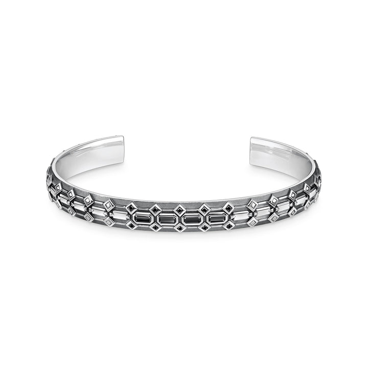 Bangle crocodile shell with stones silver blackened | THOMAS SABO Australia