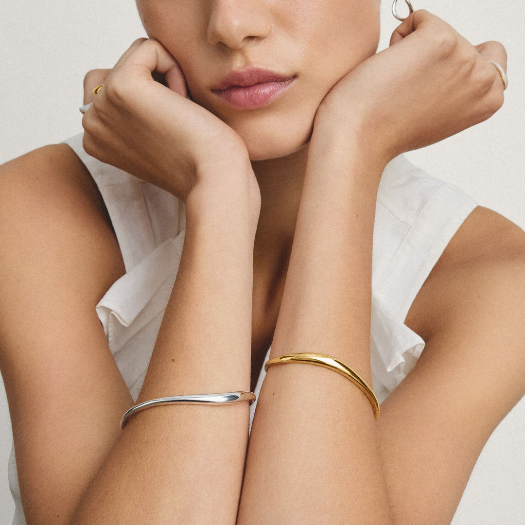 Bangle with wave design | THOMAS SABO Australia