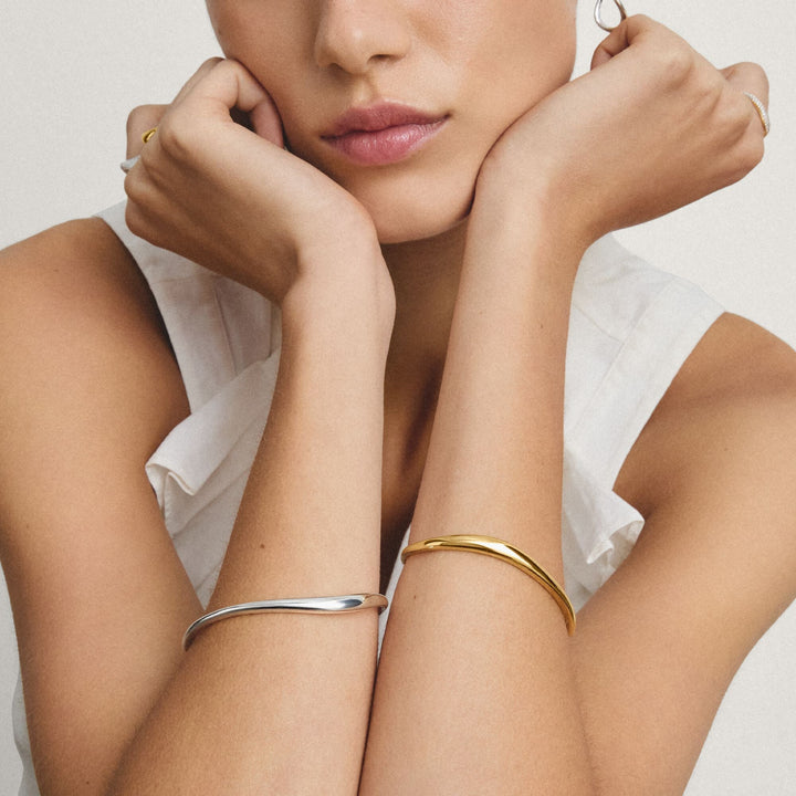Bangle with wave design | THOMAS SABO Australia