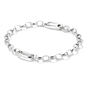 Charm bracelet with Connect link Silver