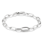 Charm bracelet with Connect link Silver