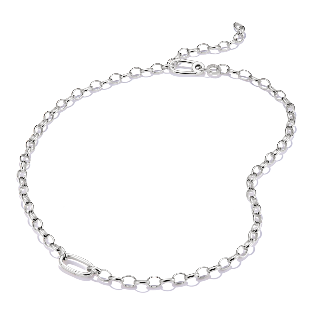 Connect Charm necklace Silver