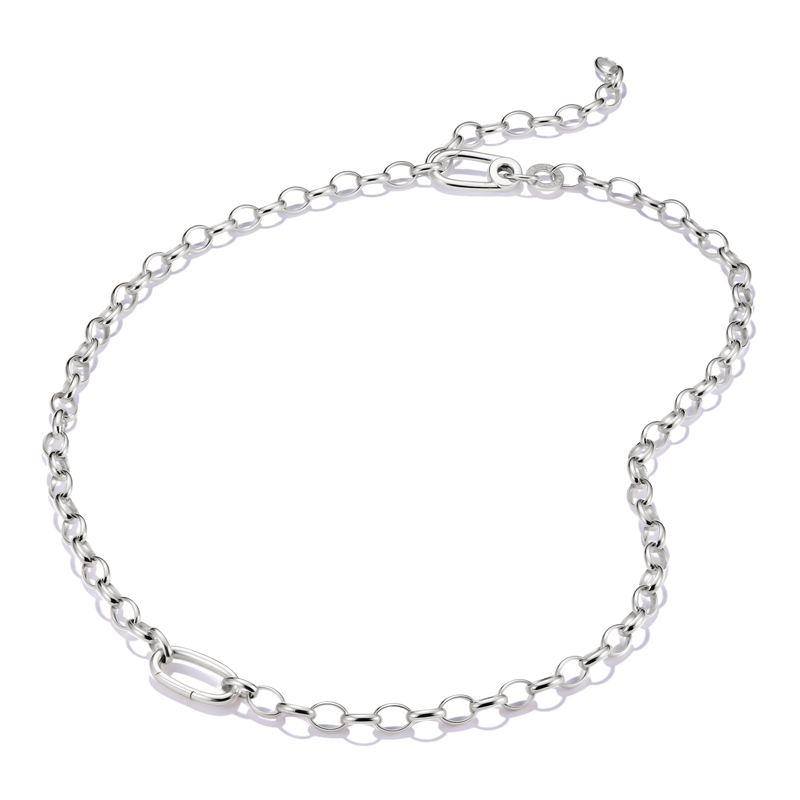 Connect Charm necklace Silver