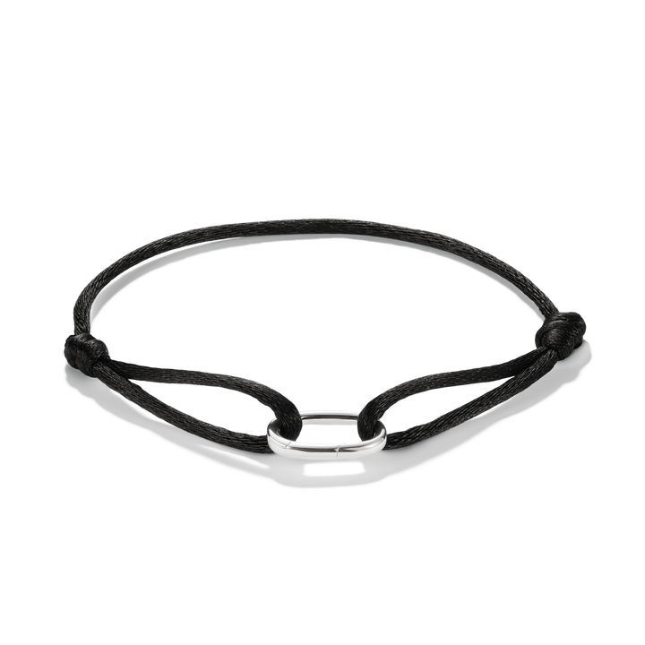 Connect Textile Bracelet Black