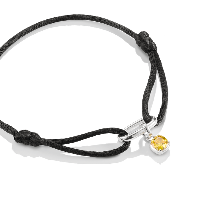 Connect Textile Bracelet Black