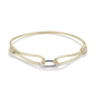 Connect Textile Bracelet Beige