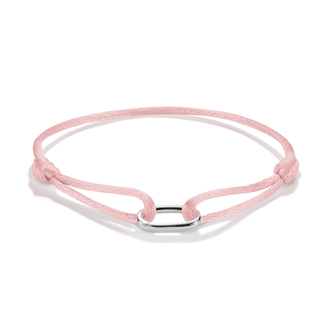 Connect Textile Bracelet Pink