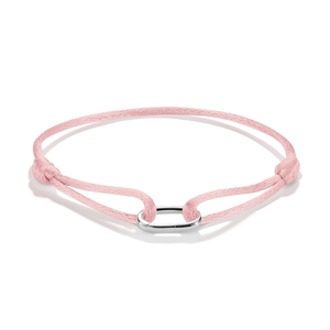 Connect Textile Bracelet Pink