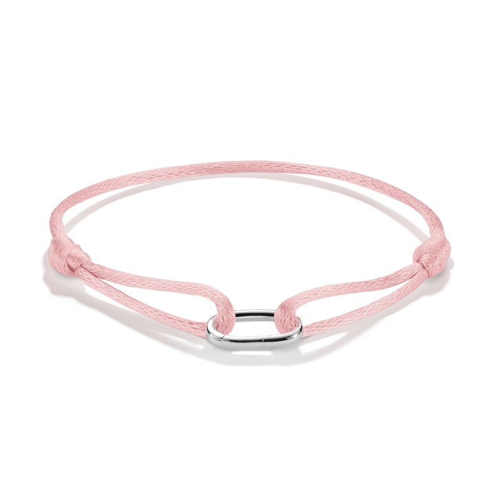 Connect Textile Bracelet Pink