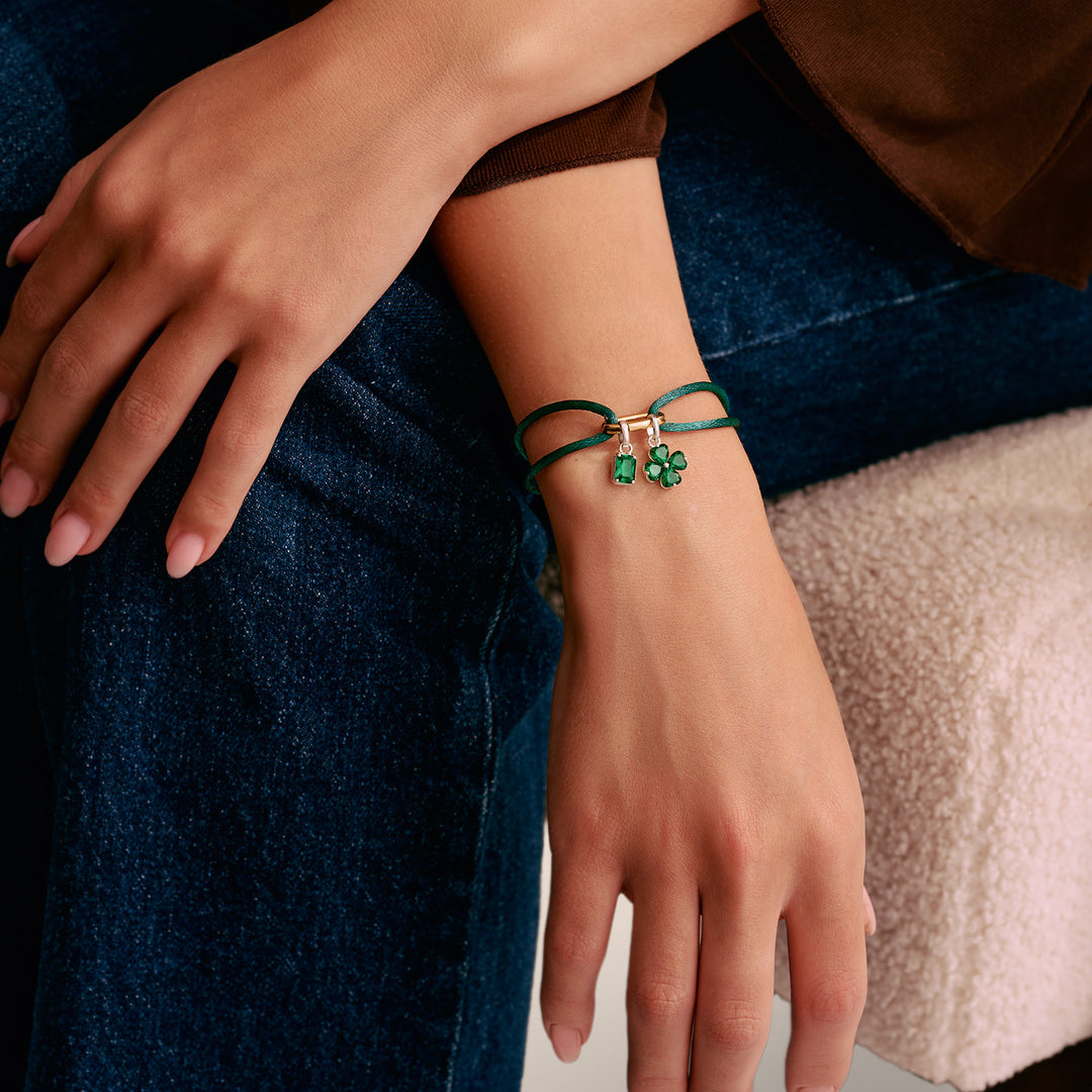 Connect Charm Four Leaf Clover