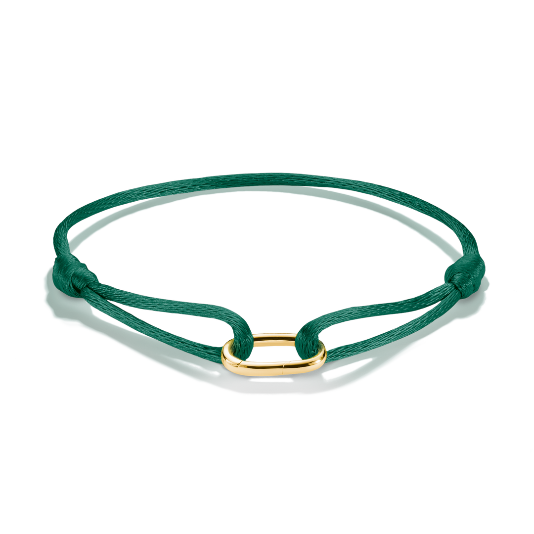 Connect Textile Bracelet Green