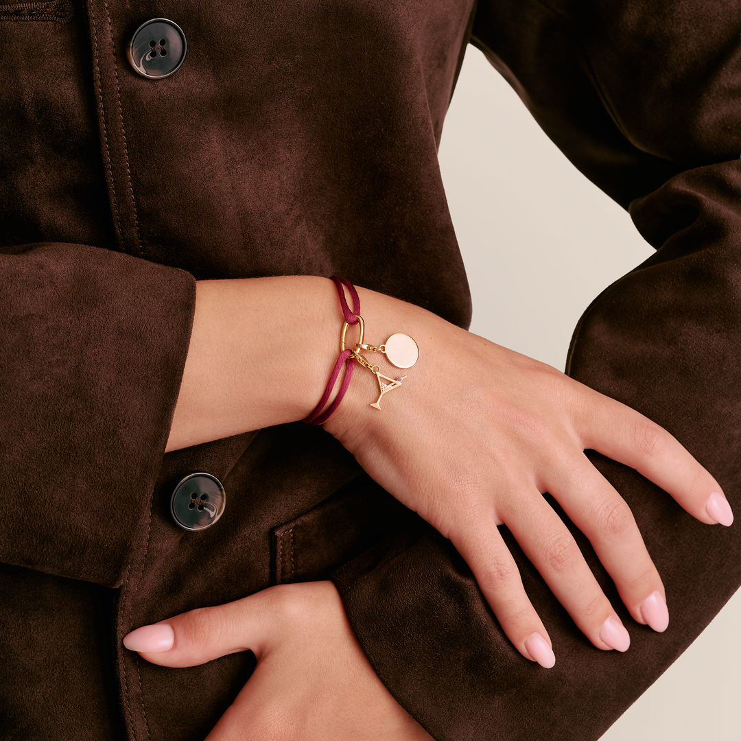 Connect Textile Bracelet Red