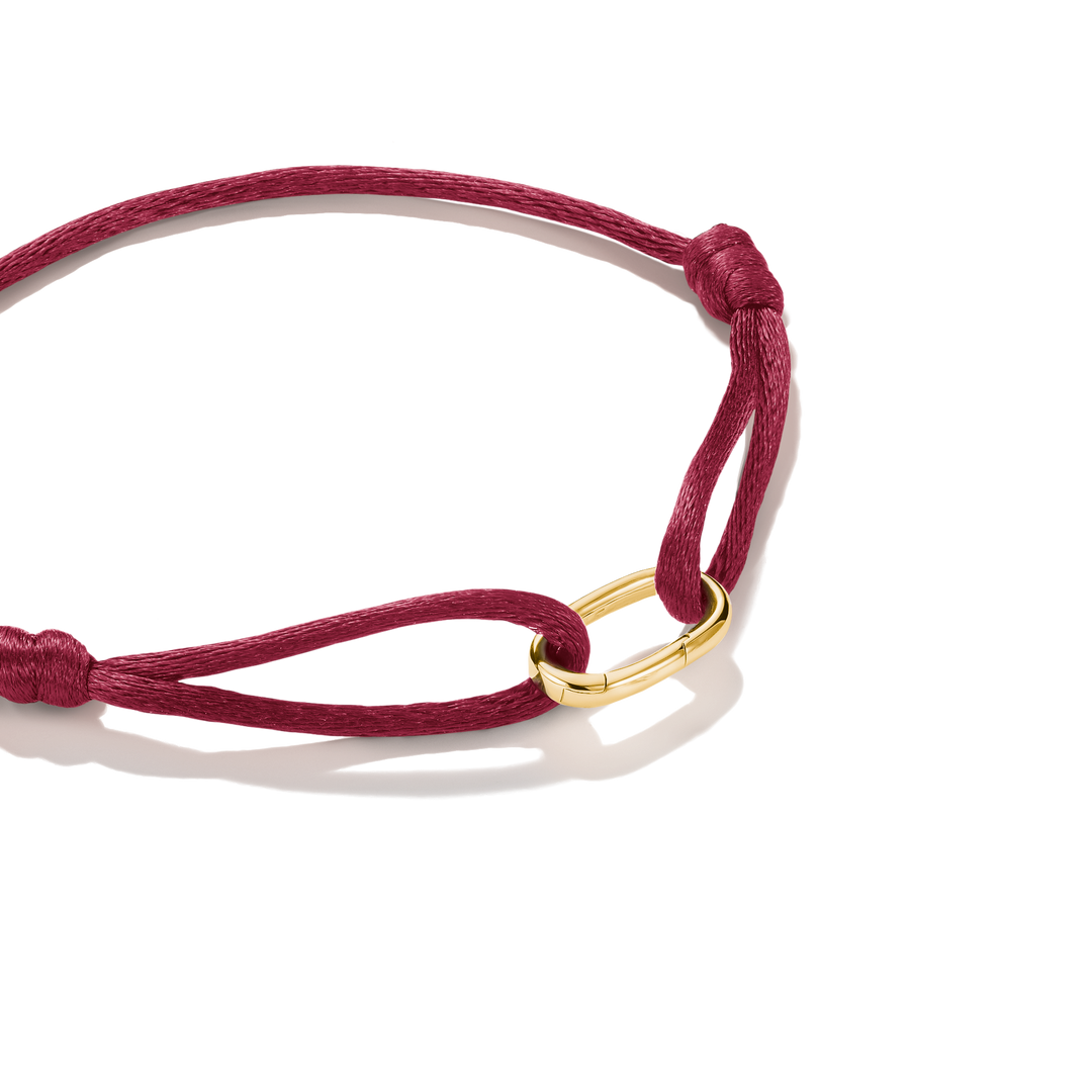 Connect Textile Bracelet Red