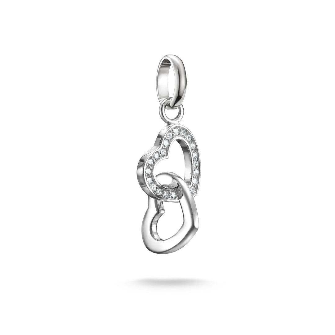 Charm pendant intertwined hearts Connect  | THOMAS SABO Australia