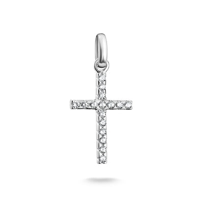 Charm pendant cross with stones Connect  | THOMAS SABO Australia