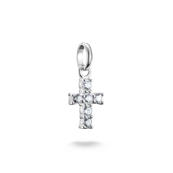 Charm pendant cross with white stones Connect  | THOMAS SABO Australia
