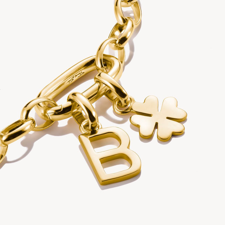 Connect Charm letter B Gold
