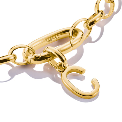 Connect Charm letter C Gold