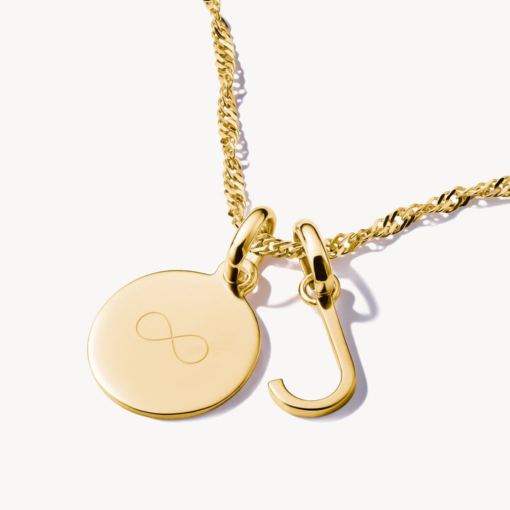 Connect Charm letter J Gold