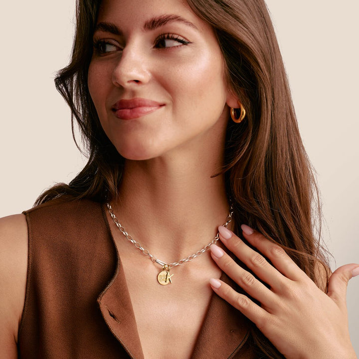 Connect Charm letter K Gold