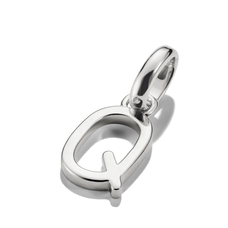 Connect Charm letter Q Silver