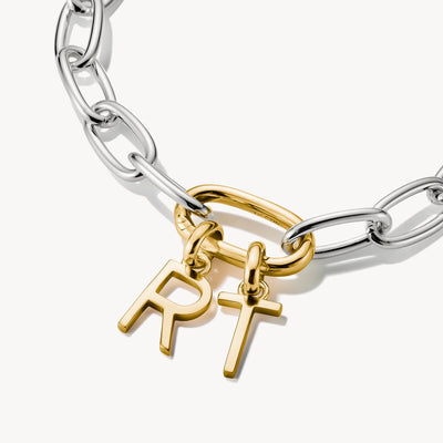 Connect Charm letter T Gold