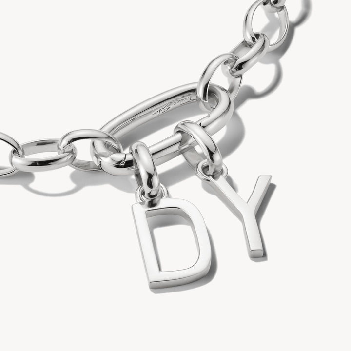 Connect Charm letter Y  Silver