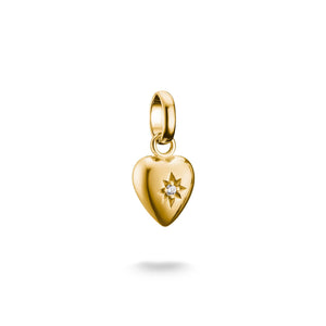 Charm pendant heart with star Connect  | THOMAS SABO Australia