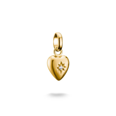 Charm pendant heart with star Connect  | THOMAS SABO Australia