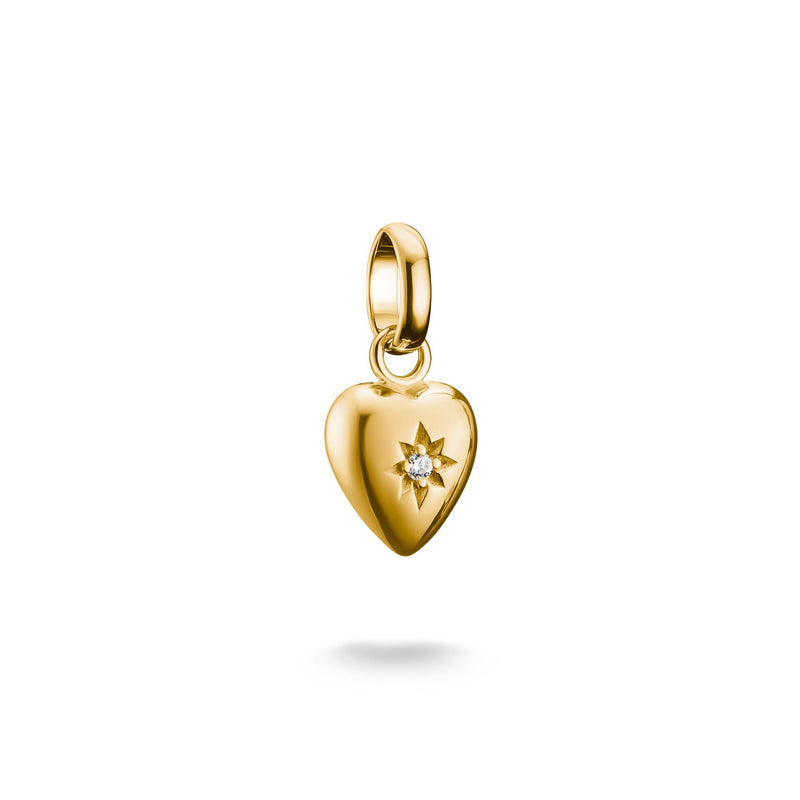 Charm pendant heart with star Connect  | THOMAS SABO Australia
