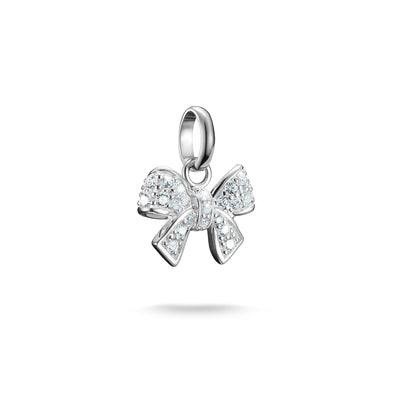 Charm pendant bow with stones Connect  | THOMAS SABO Australia