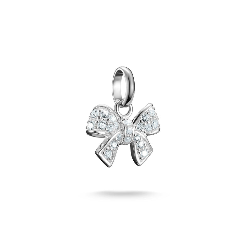 Charm pendant bow with stones Connect  | THOMAS SABO Australia