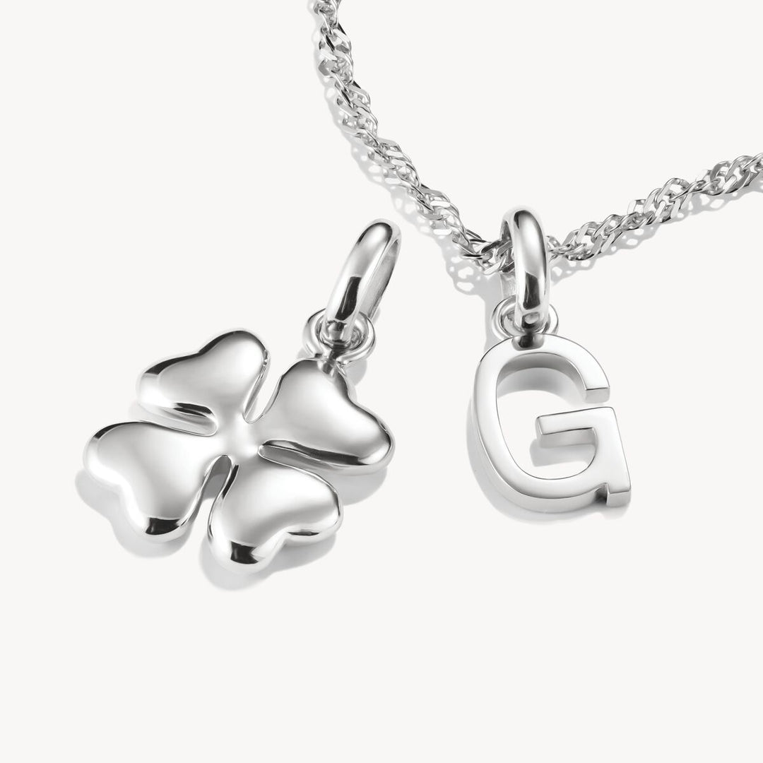 Connect Charm lucky clover in 3D