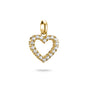 Charm pendant heart with white stones Connect  | THOMAS SABO Australia