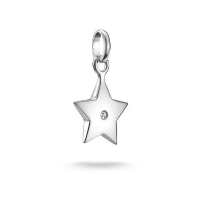 Charm pendent star with white stone Connect  | THOMAS SABO Australia