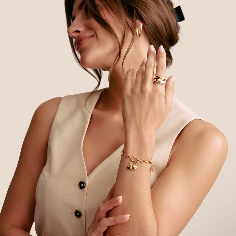 Connect Charm Gold Duck