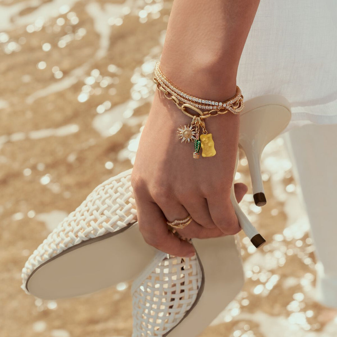 Connect Charm sun Gold