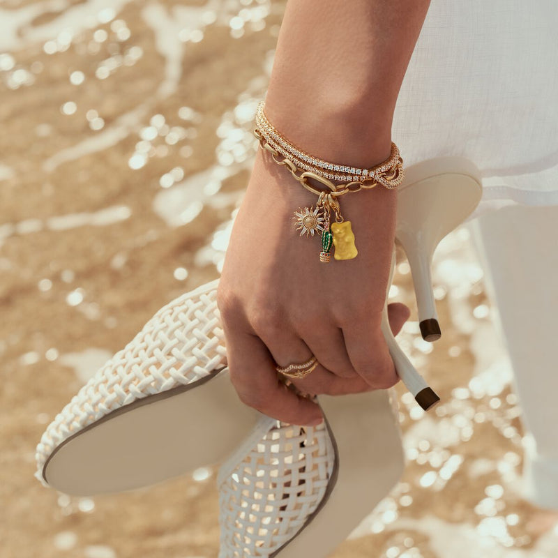 Connect Charm sun Gold