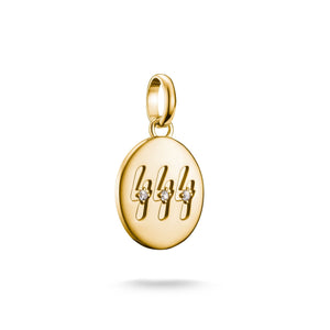 Charm pendant angel number 444 with stones Connect  | THOMAS SABO Australia