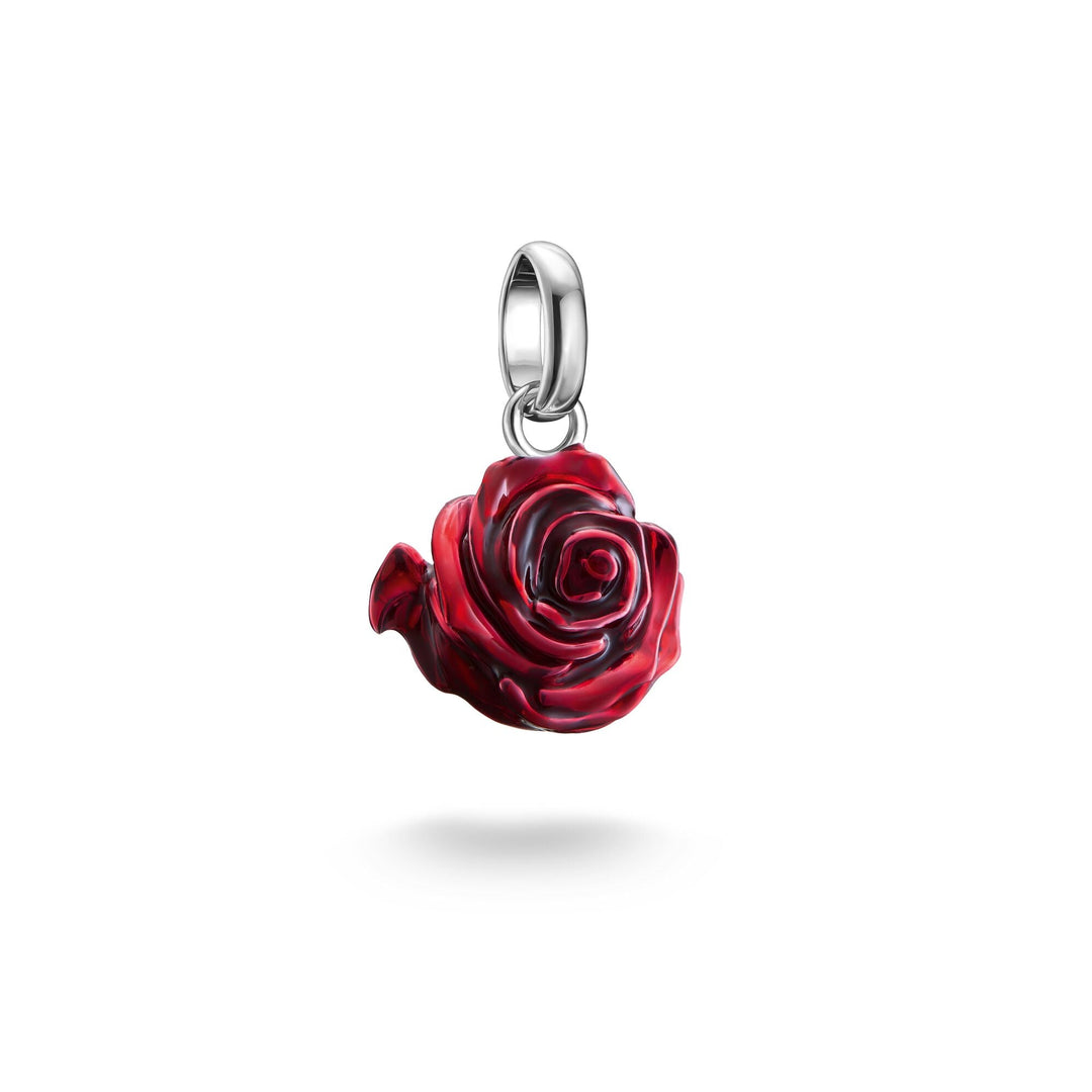 Charm pendant red rose blossom Connect  | THOMAS SABO Australia