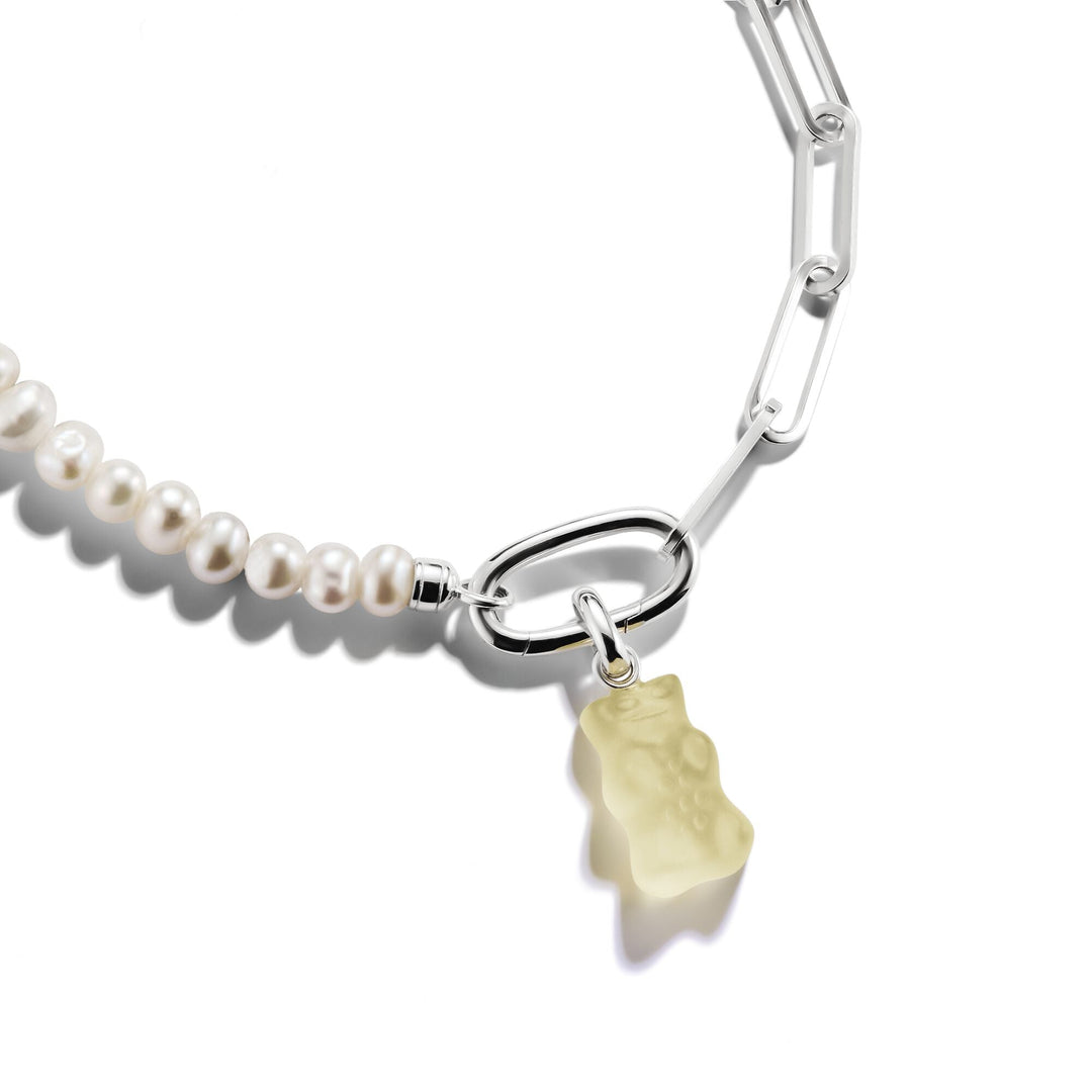 Connect Charm Goldbear in white