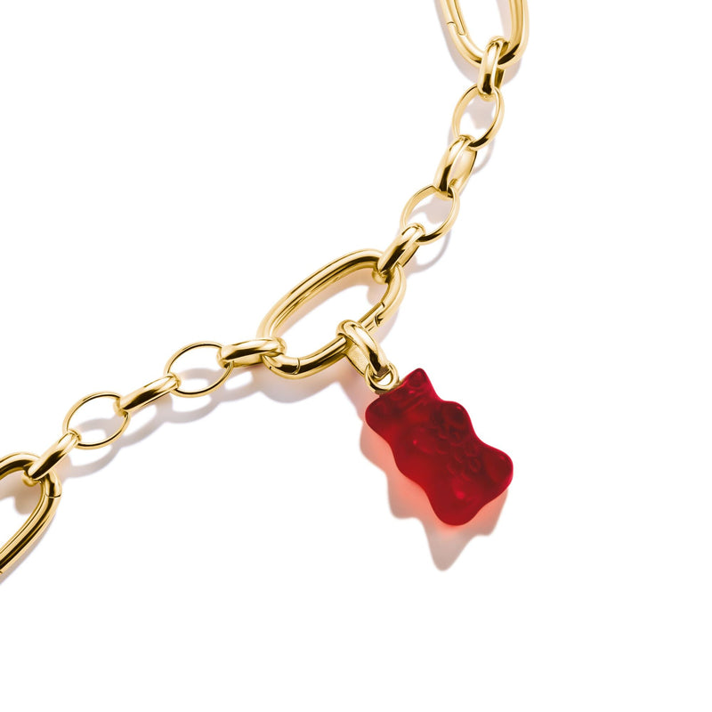 Connect Charm Goldbear in red