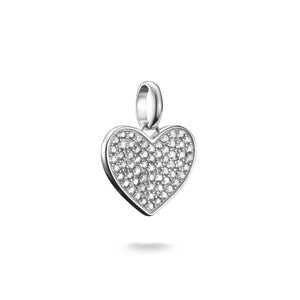 Charm pendant pavé-heart Connect  | THOMAS SABO Australia