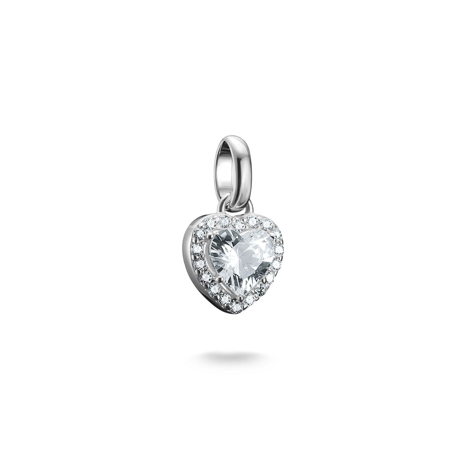 Charm pendant heart with stones Connect  | THOMAS SABO Australia