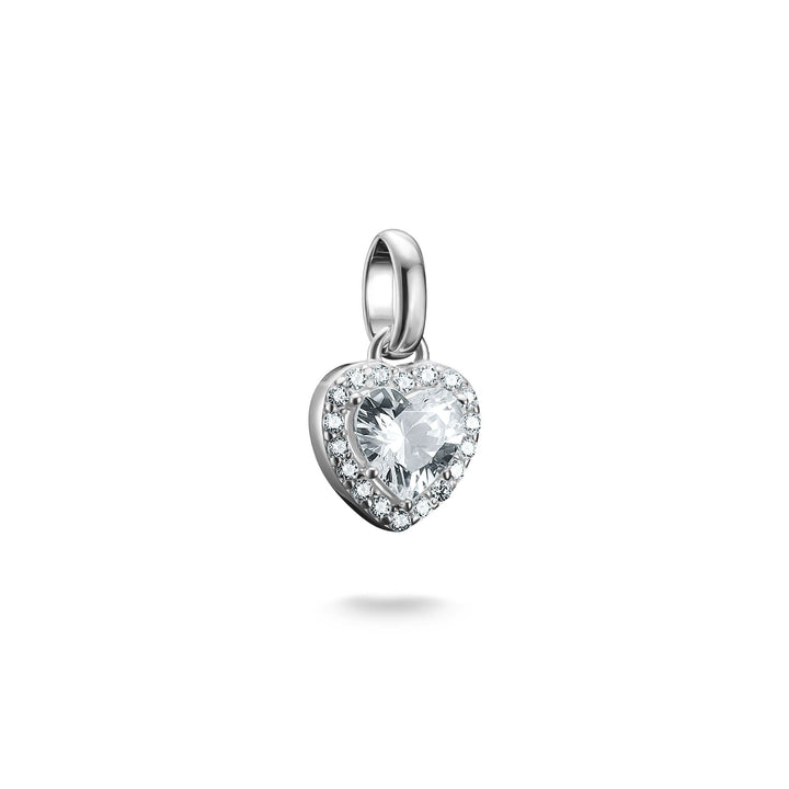Charm pendant heart with stones Connect  | THOMAS SABO Australia
