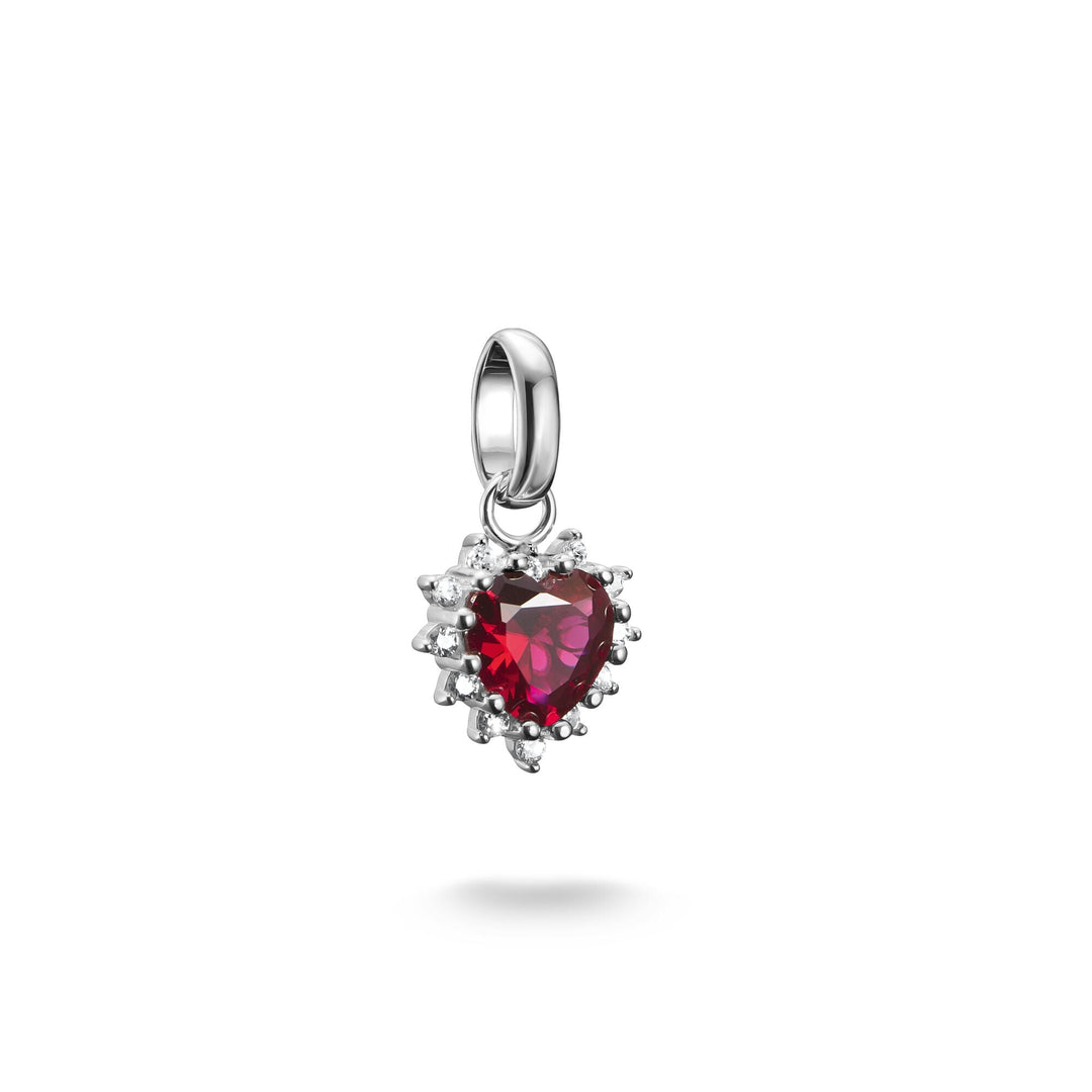 Charm pendant True Romance red heart Connect  | THOMAS SABO Australia