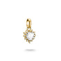 Gold-Plated Heart Charm with Heart-Cut White Zirconia | THOMAS SABO