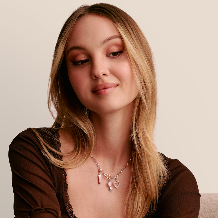 Connect Charm Pendant Pink Sunglasses
