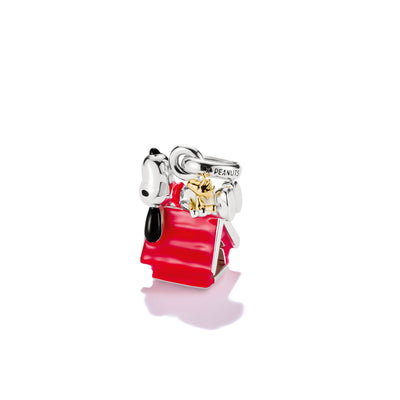 Snoopy & Woodstock Doghouse PEANUTS Connect Charm 